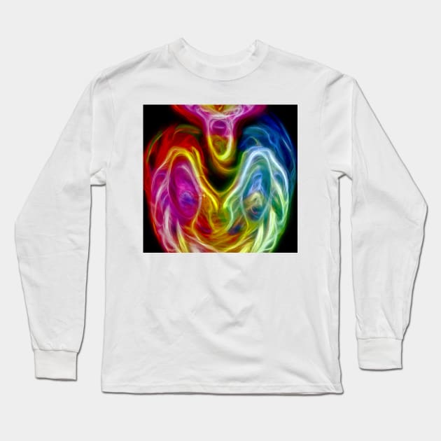 Cosmic Colors Long Sleeve T-Shirt by Minelauvart